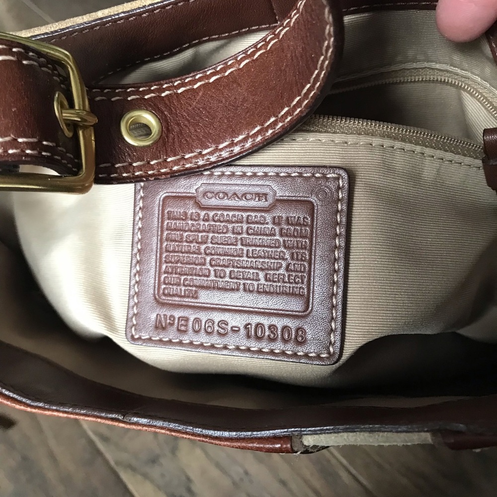 Coach Vintage Hamptons Mosaic Patchwork Leather Bag, 10308, Y2K, Suede Fringe - Picture 10 of 16